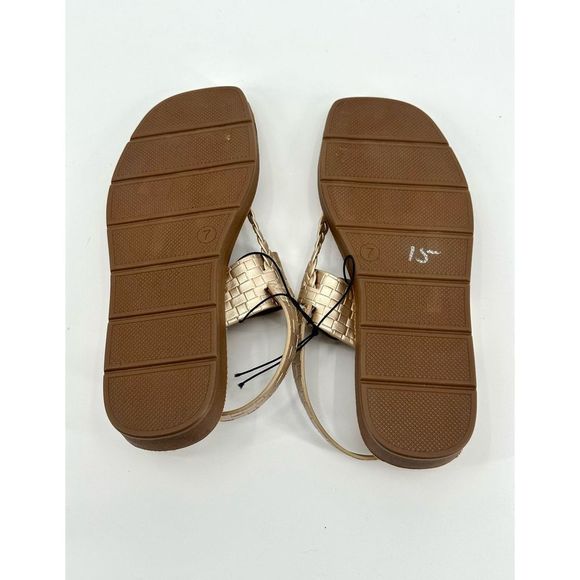Chinese Laundry NEW gold sandals size 7 - Picture 5 of 8